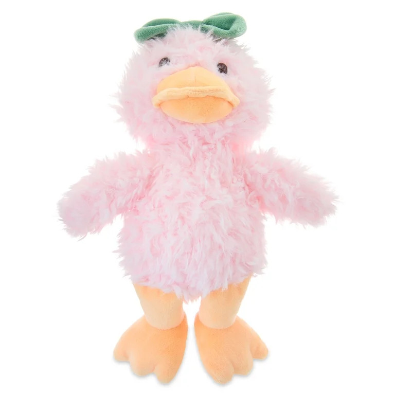 Medium Duck with Bow Plush, Pink and Green, 12", Easter by Way To Celebrate | Walmart (US)
