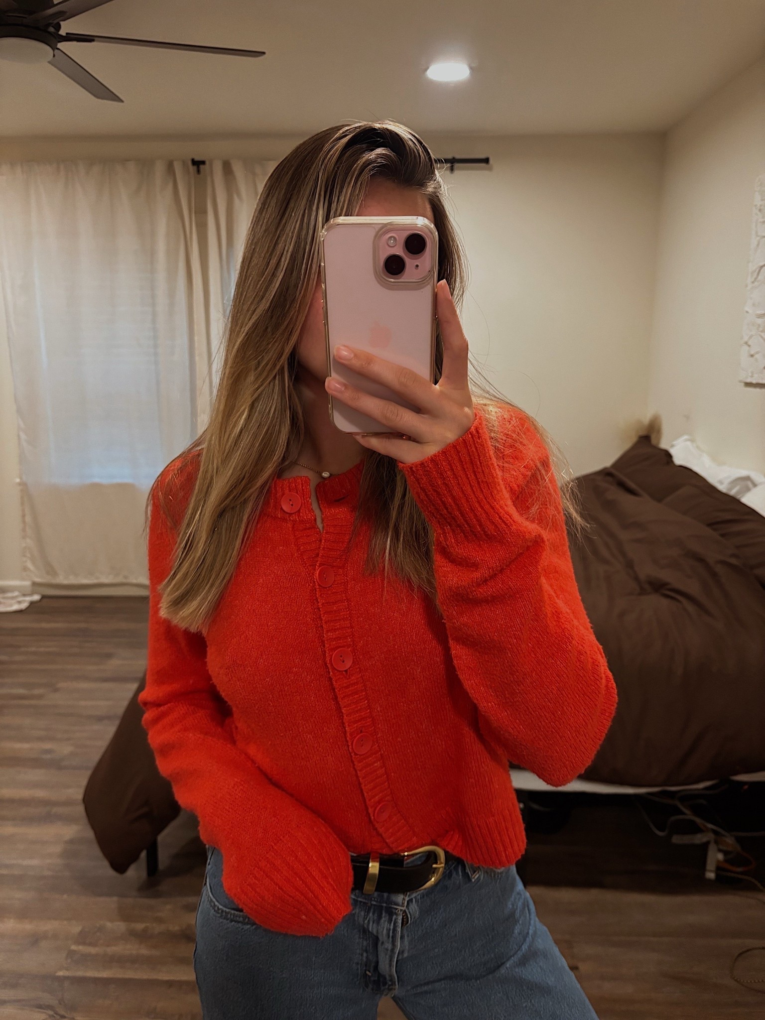 This red cardigan is from Aerie and is really soft.
I received it as a Christmas gift in 2024. Unfortunately, it’s no longer in stock, but I linked similar items, but you can get any red cardigan to get the same look.

#LTKHome #LTKSeasonal #LTKPetite