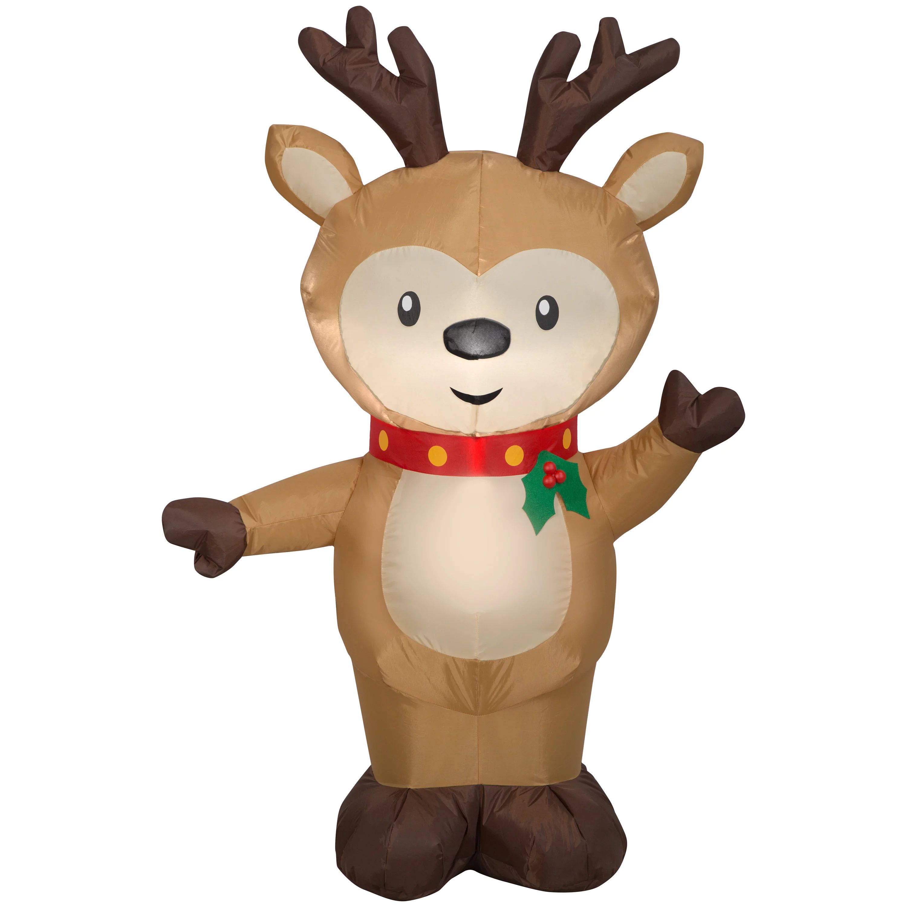 Holiday Time 4ft Reindeer Inflatable | Walmart (US)
