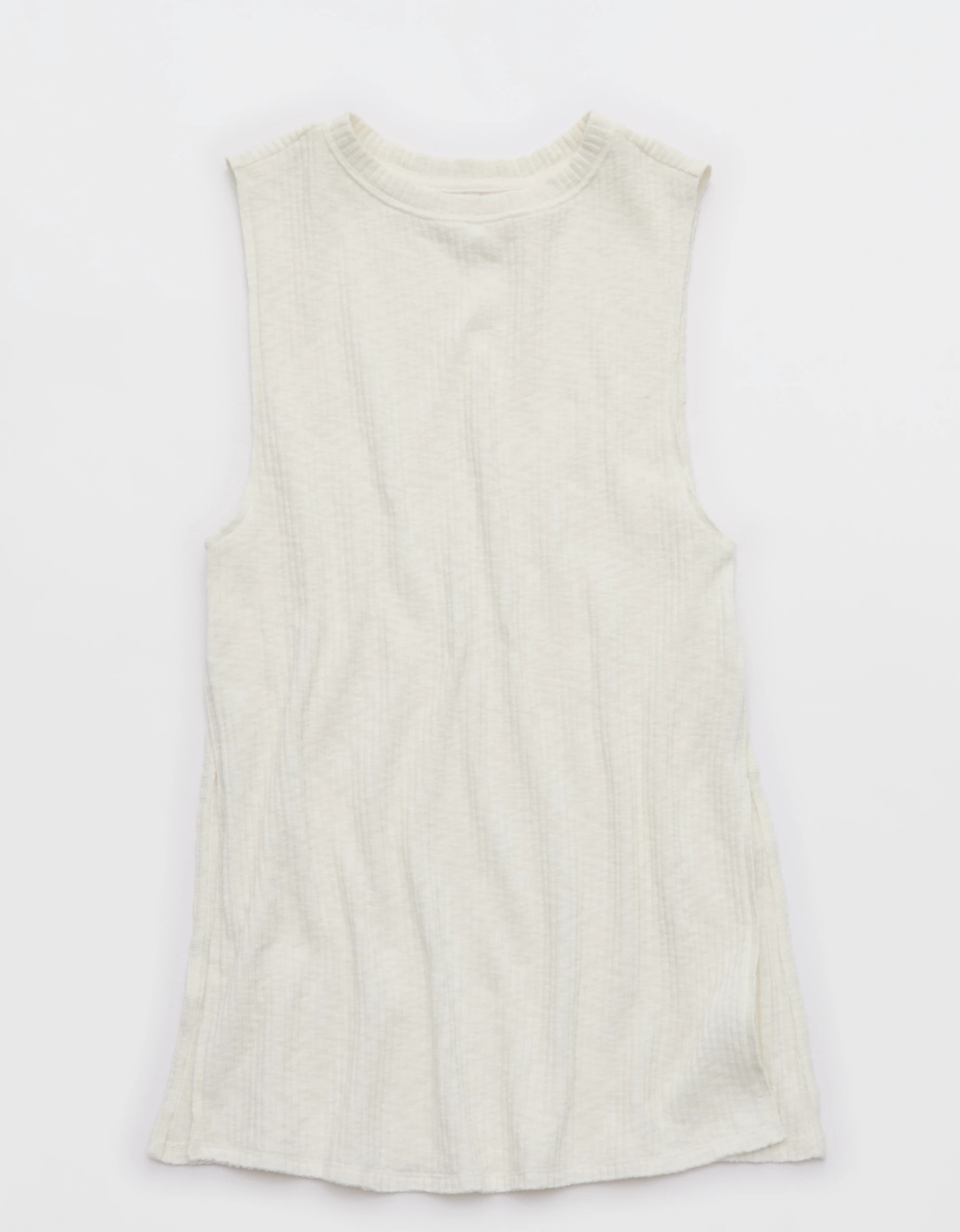 Aerie Textured Rib Tunic Tank Top | American Eagle Outfitters (US & CA)