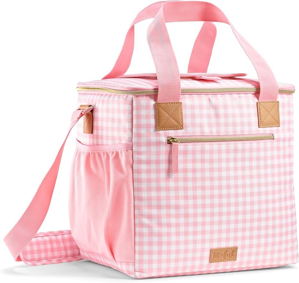 Fit & Fresh, 24-Can Soft Cooler Bag Insulated Leak Proof, Portable Soft Cooler, Large Cooler, Sof... | Amazon (US)