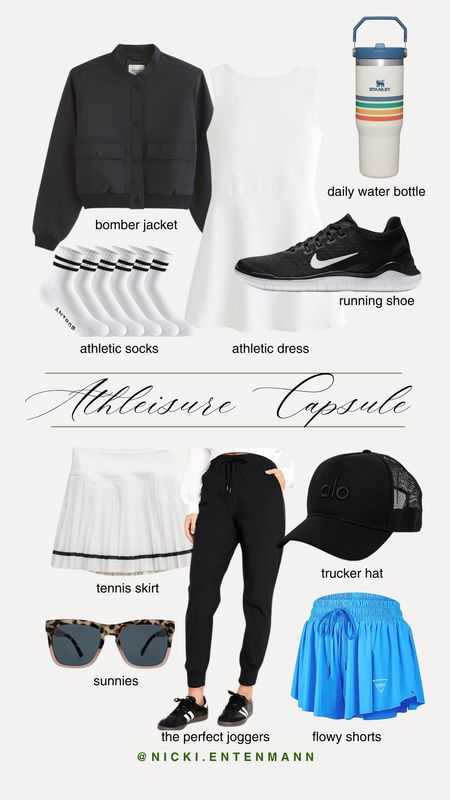 Rounded up some athleisure/fitness essentials for a capsule wardrobe! I’m def always in at least one of these products. 

Athleisure capsule, capsule wardrobe, spring fitness essentials, fitness outfit basics, tennis skirt, athletic dress, shorts, nicki entenmann 

#LTKstyletip #LTKfitness #LTKSeasonal