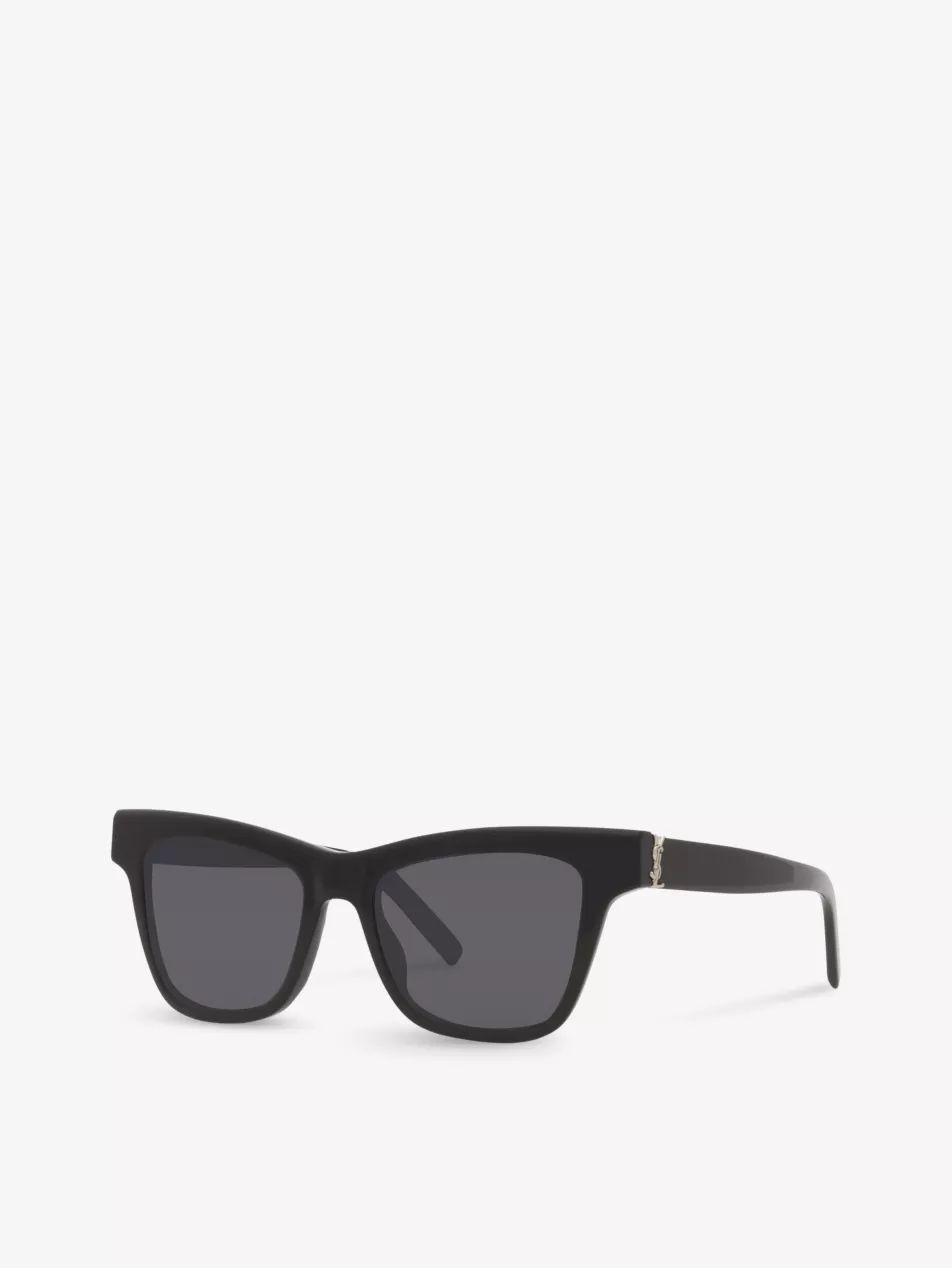 YS000436 rectangle-frame acetate sunglasses | Selfridges