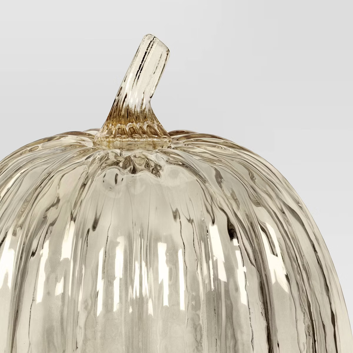 XL Tall Glass Pumpkin Figurine Champagne - Threshold™ | Target