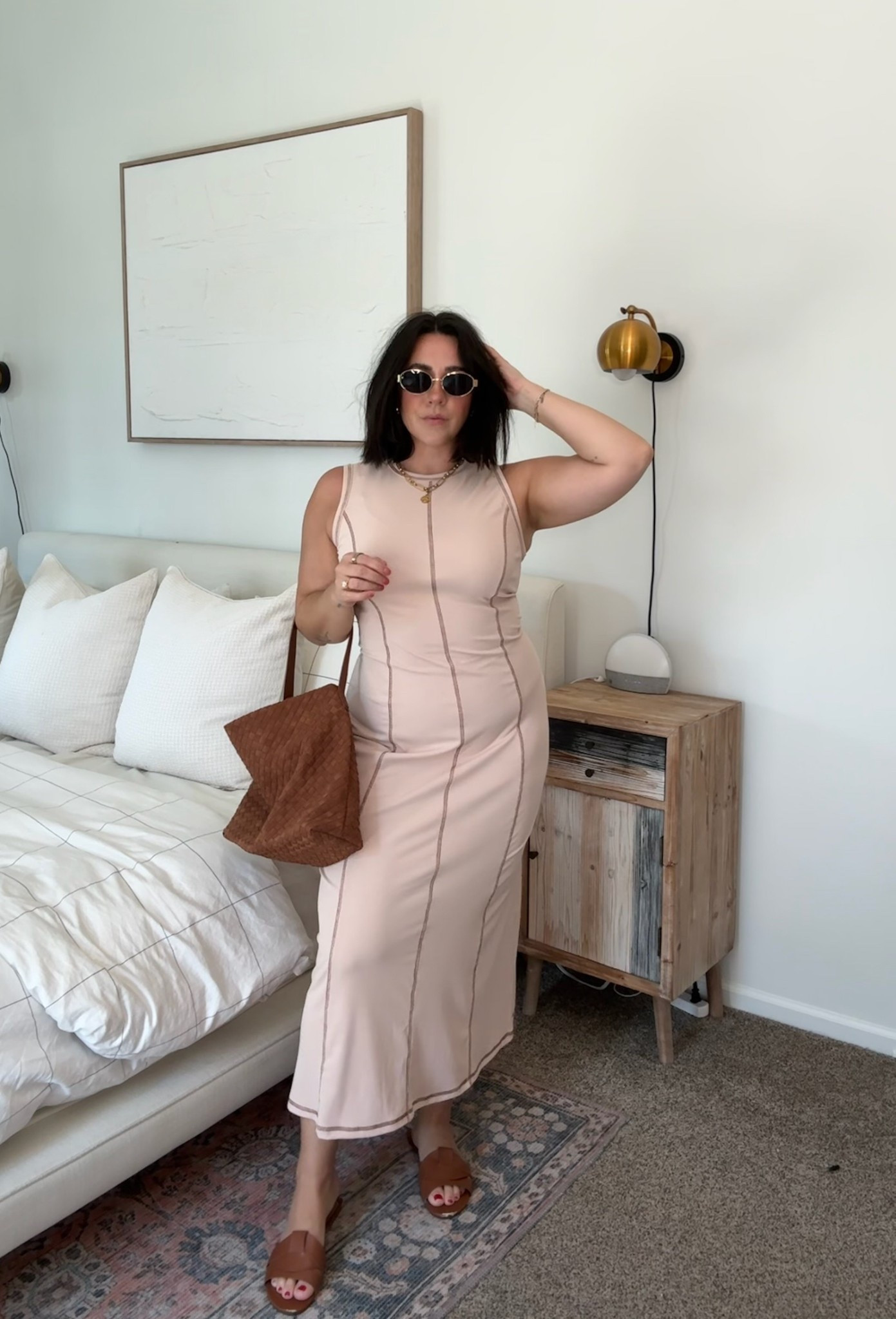 Cute & casual summer dress, spring dress, maxi dress outfit! Would be super cute as a vacation outfit or on a spring day paired with jean jacket!

Stitched dress that's super chic and comfortable! It's super stretchy, I'm in a size L! #LTKWatchNow #LTKFestival

#LTKStyleTip