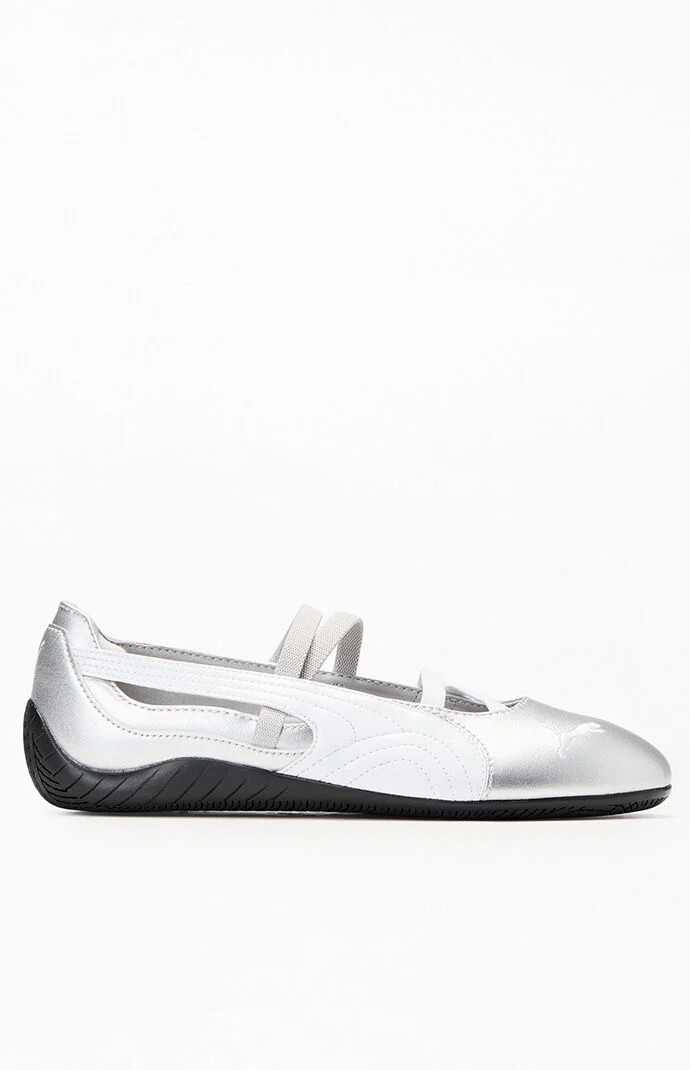 Puma Women's Silver Speedcat Ballet Python Sneakers - Size 8 | PacSun