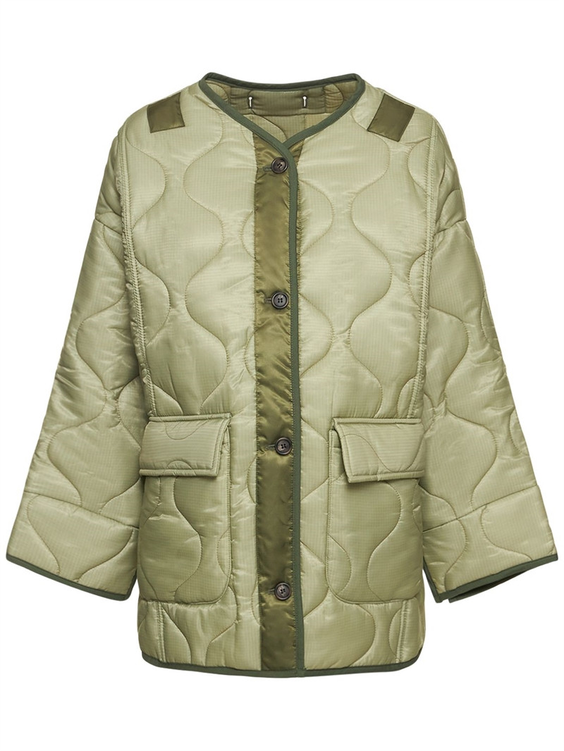 Teddy quilted nylon jacket | Luisaviaroma