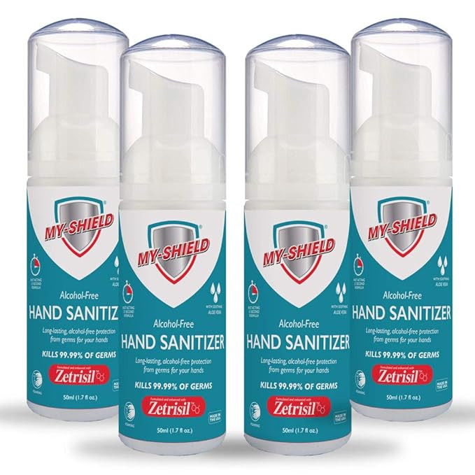 Hand Sanitizer Foam 1.7 oz (4 pack). Long-lasting protection. Softens hands with Aloe Vera. Formu... | Amazon (US)