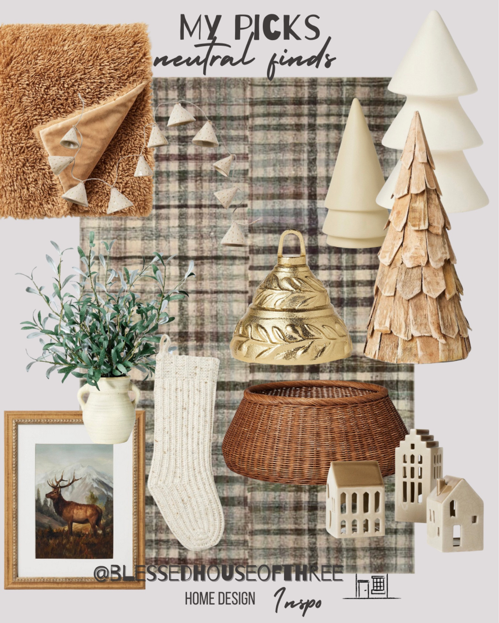 Christmas decor

Studio McGee/ target / threshold / rattan tree skirt / tabletop trees / area rug / christmas home decor / ceramic tree / faux fur throw blanket / reindeer wall art / bell garland / Christmas ceramic houses / olive leaf arrangement 

#LTKstyletip #LTKhome #LTKHoliday