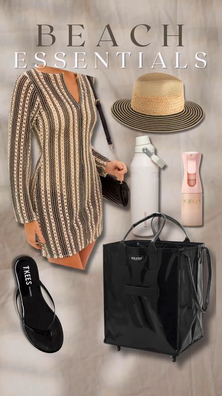 Beach essentials, Vici coverup, Target hat, Stanley, Kopari sun glaze, Hulken bag, Tkees

#LTKTravel #LTKSeasonal #LTKSwim