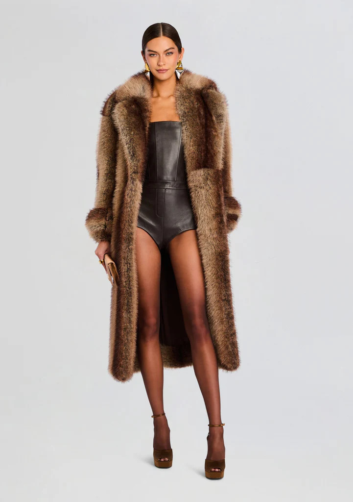 Shantel Faux Fur Coat | Retrofete
