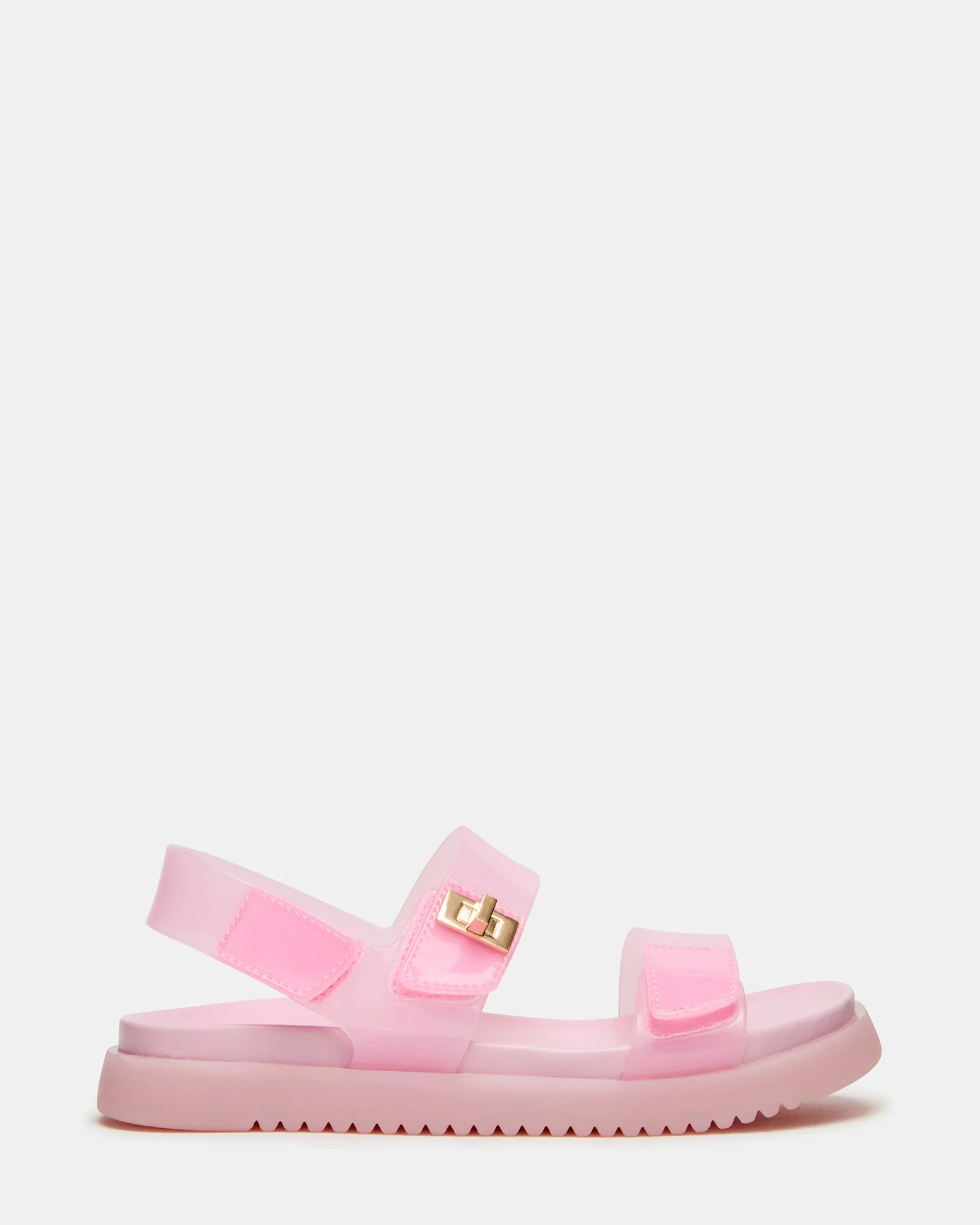 Kids' MONA Jelly Pink Girls' Flatform Sandal | Steve Madden (US)