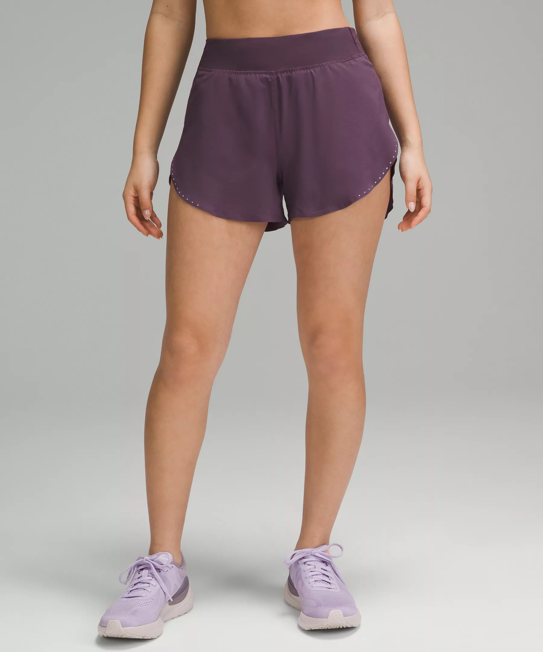 Fast and Free Reflective High-Rise Classic-Fit Short 3" | Lululemon (US)