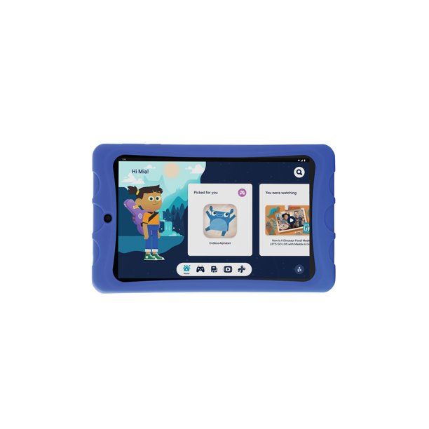 onn. 8" Kids Tablet, Blue, 32GB Storage, 2GB RAM, Android 11 Go, 2GHz Quad-Core Processor, LCD Di... | Walmart (US)