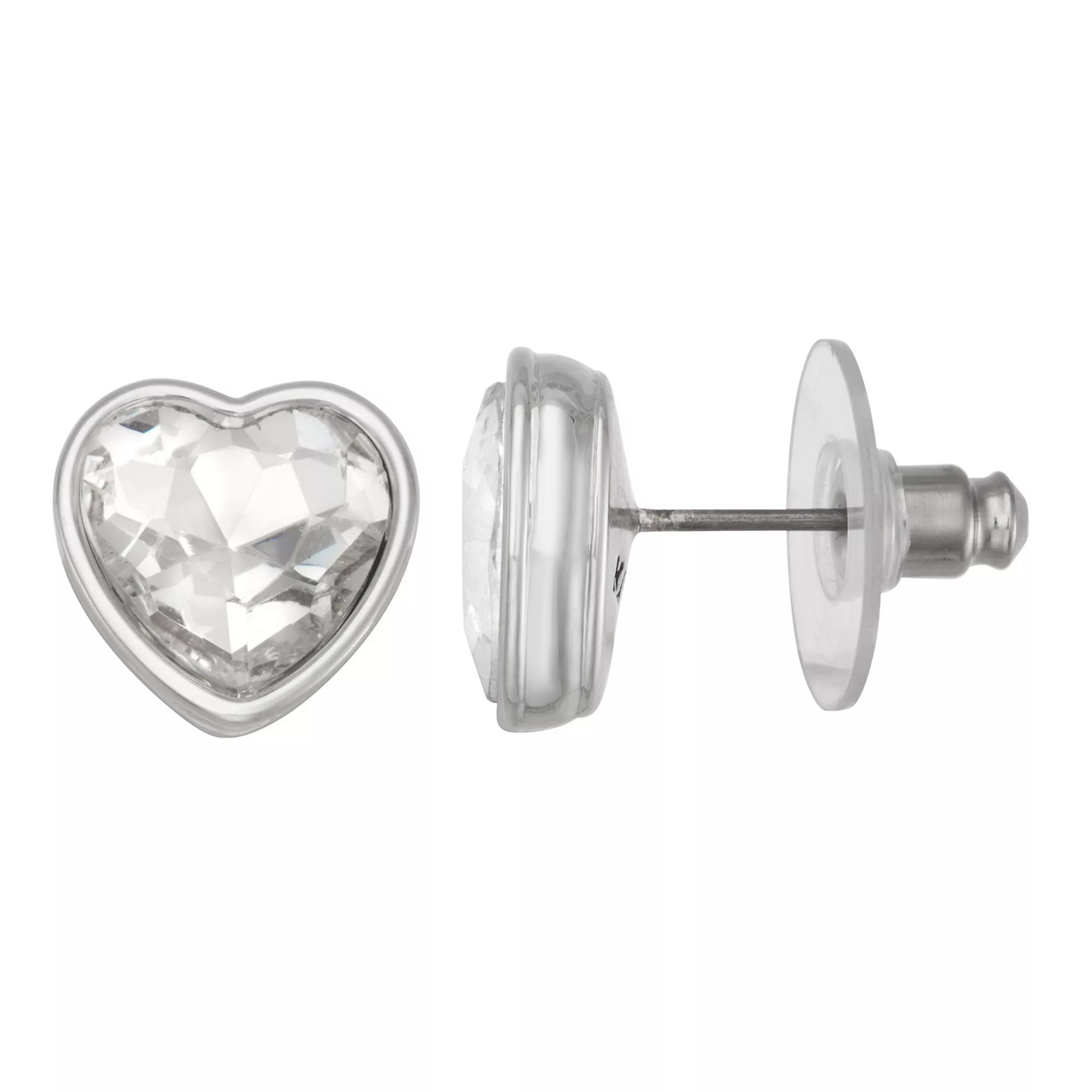Napier Always Love Heart Stud Earrings | Kohl's