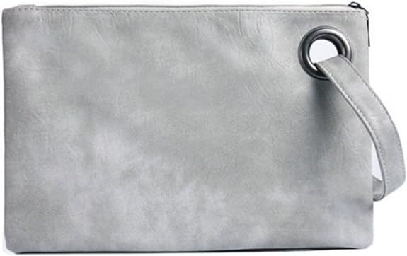 Hycurey Oversized Clutch Bag Purse and Handbag Womens Large PU Leather Evening Wristlet Handbags | Amazon (US)