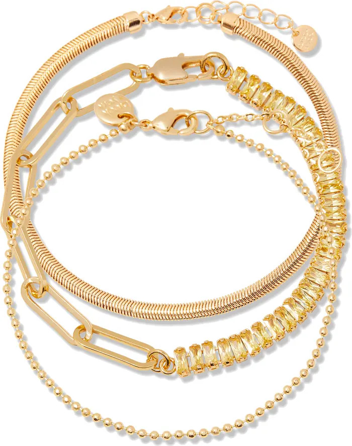 Brook and York Priya Birthstone Tennis Bracelet Set | Nordstrom | Nordstrom
