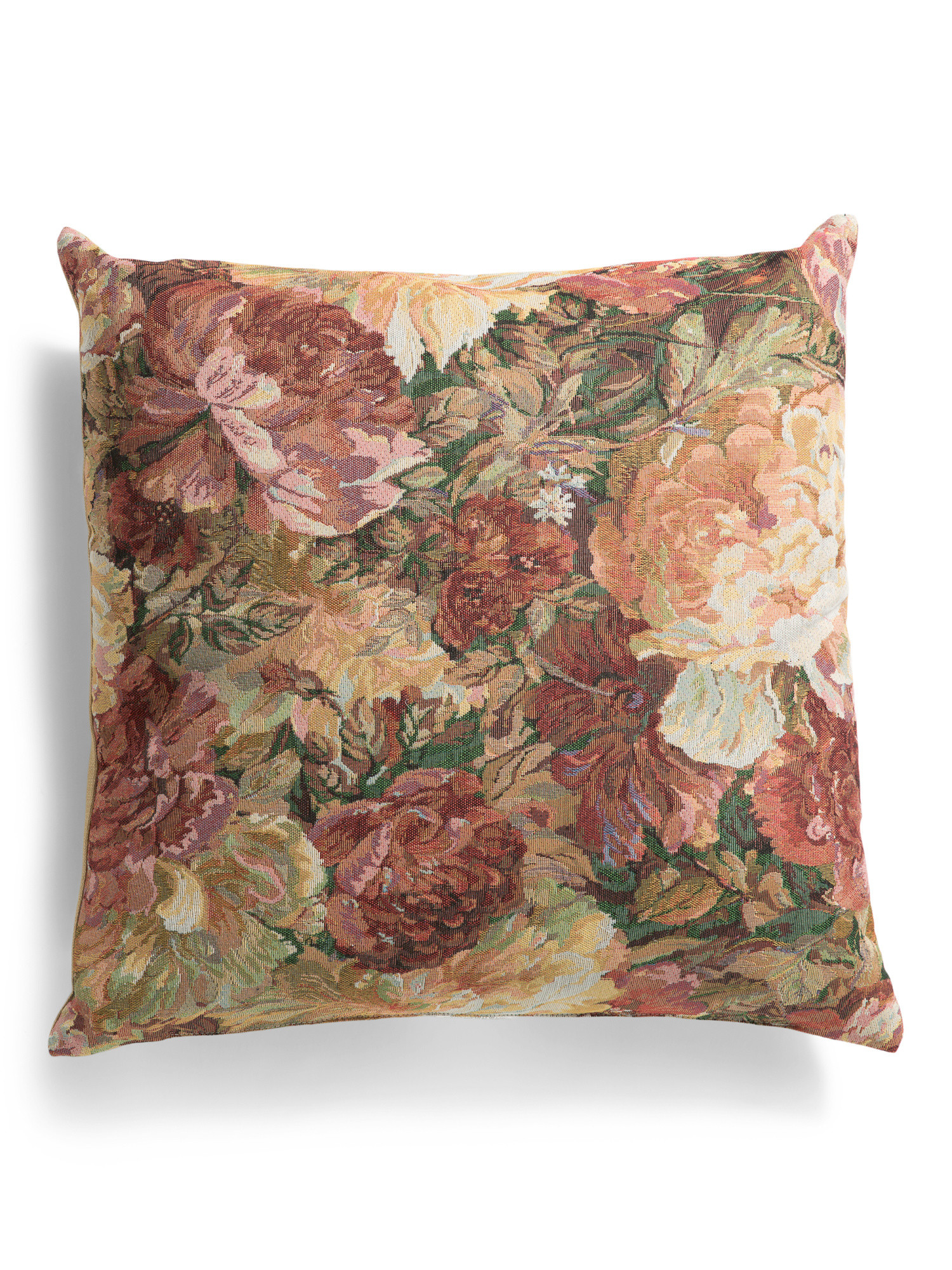 22x22 Ronna Rose Tapestry Floral Pillow | TJ Maxx