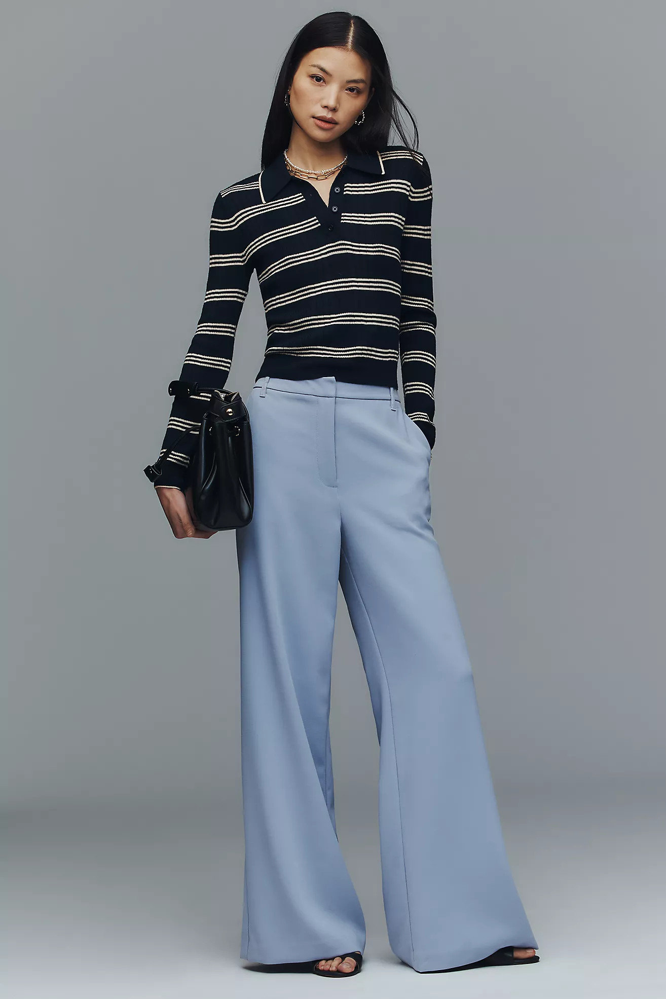 Maeve Flat-Front Trousers | Anthropologie (US)