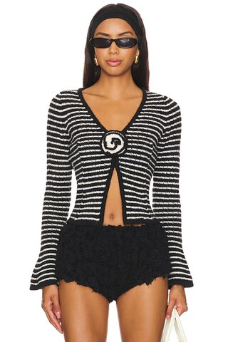 Tach Clothing Ulani Top in Black & White from Revolve.com | Revolve Clothing (Global)