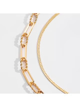 'Simone' layered Chain Necklace | Goodnight Macaroon