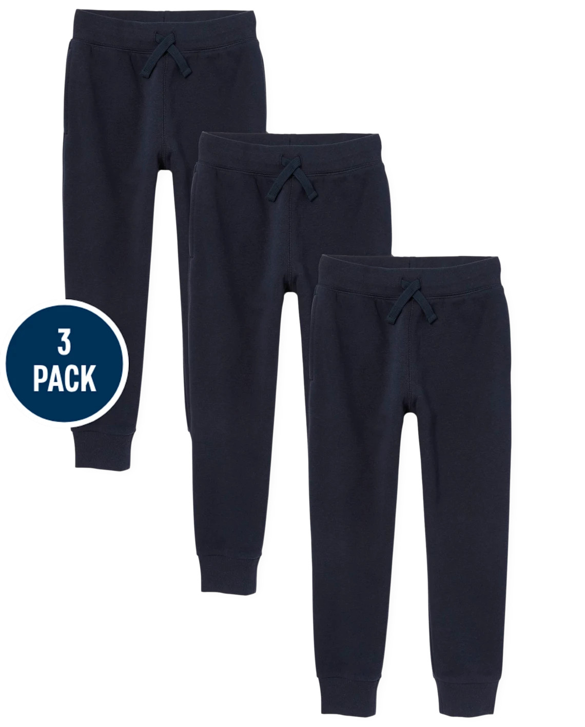 Boys Fleece Jogger Pants 3-Pack - blue | The Children's Place