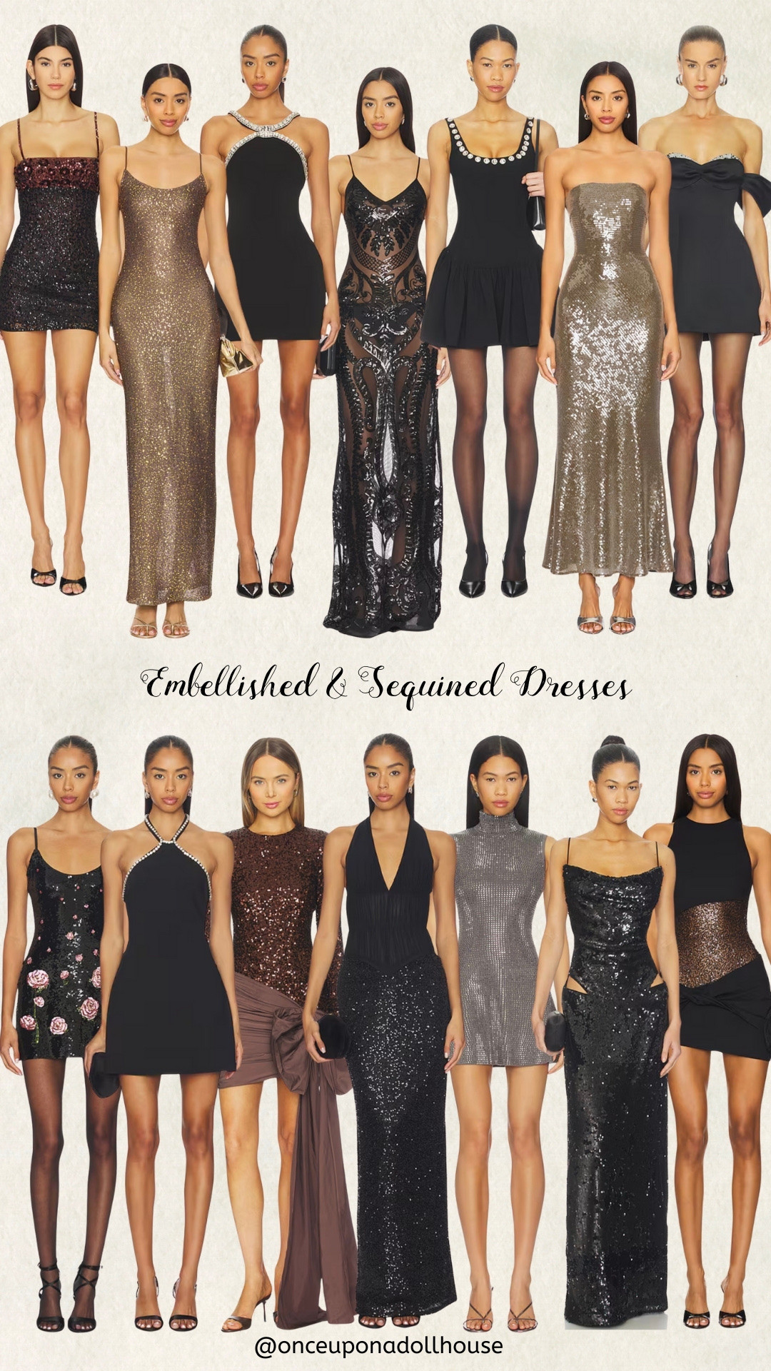 Embellished and Sequined Dresses for NYE! 

Party outfits, party dresses, new year dress, holiday dress

#LTKHoliday #LTKSeasonal #LTKootd