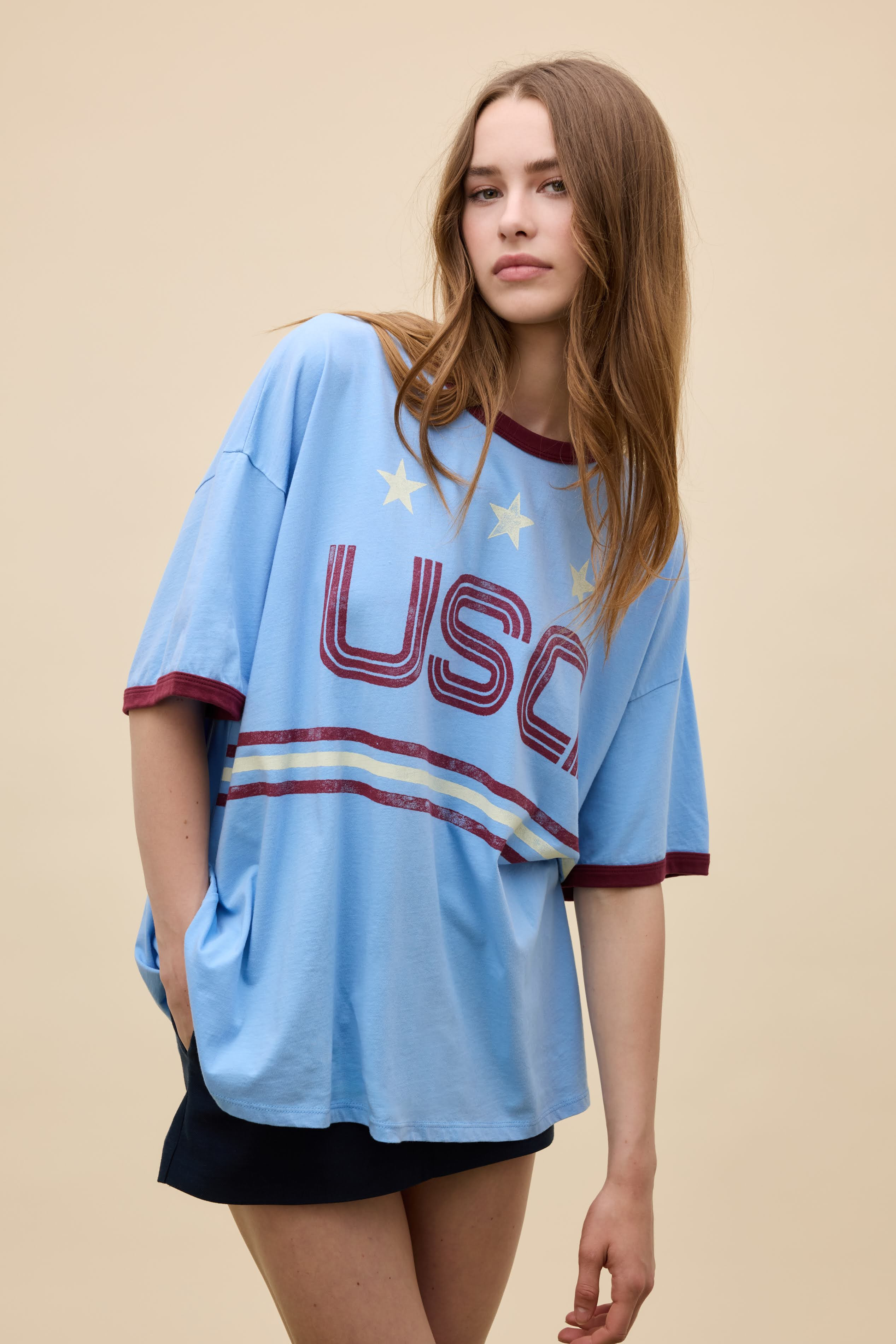 USA World Cup OS Ringer Tee | Daydreamer