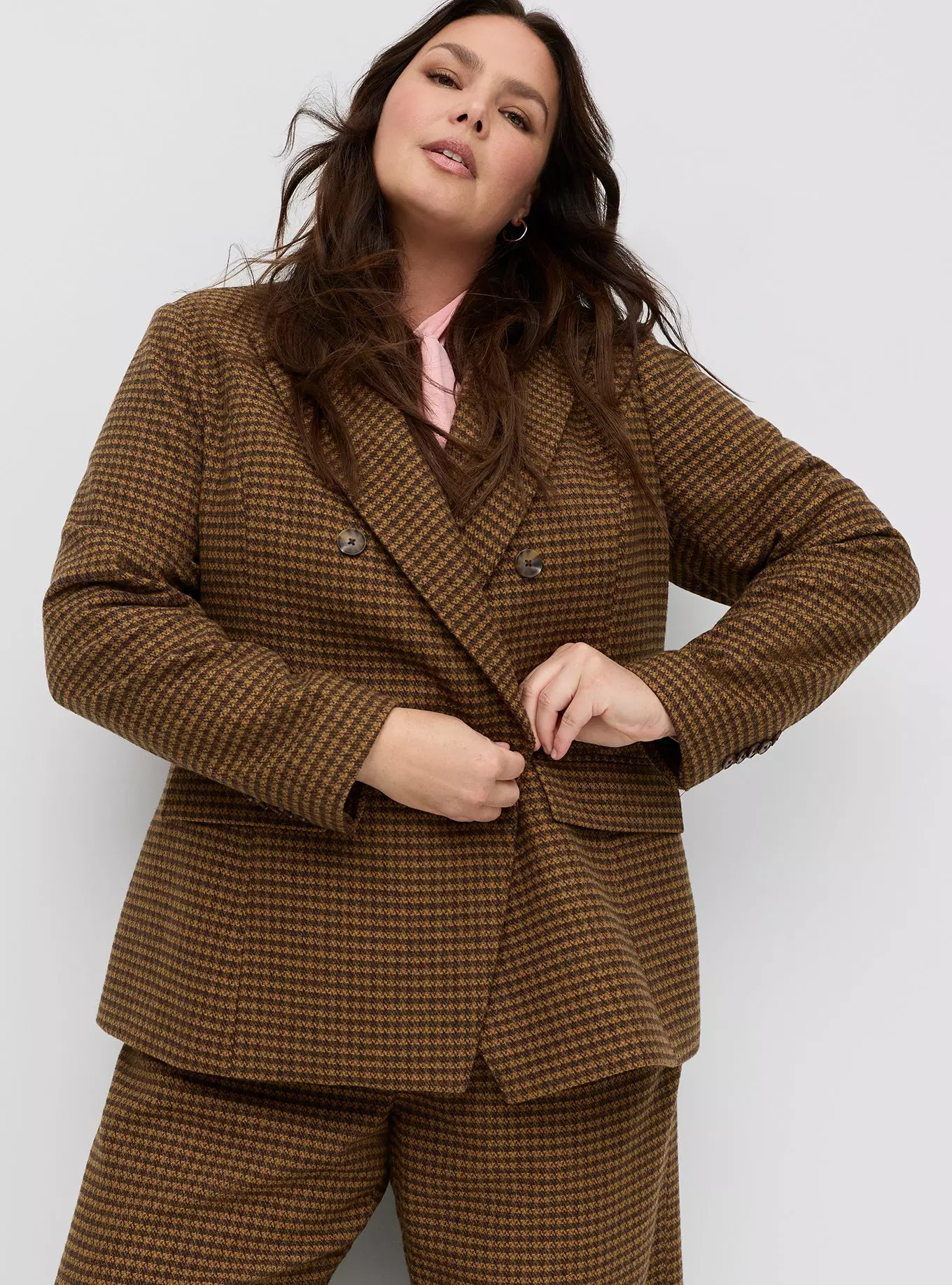 Studio Classic Double Breasted Blazer | Torrid (US & Canada)