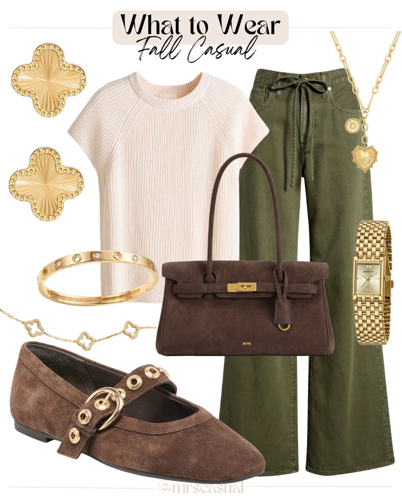 THIS is the fall color combo I’m ready for 🤎🌿 So good.