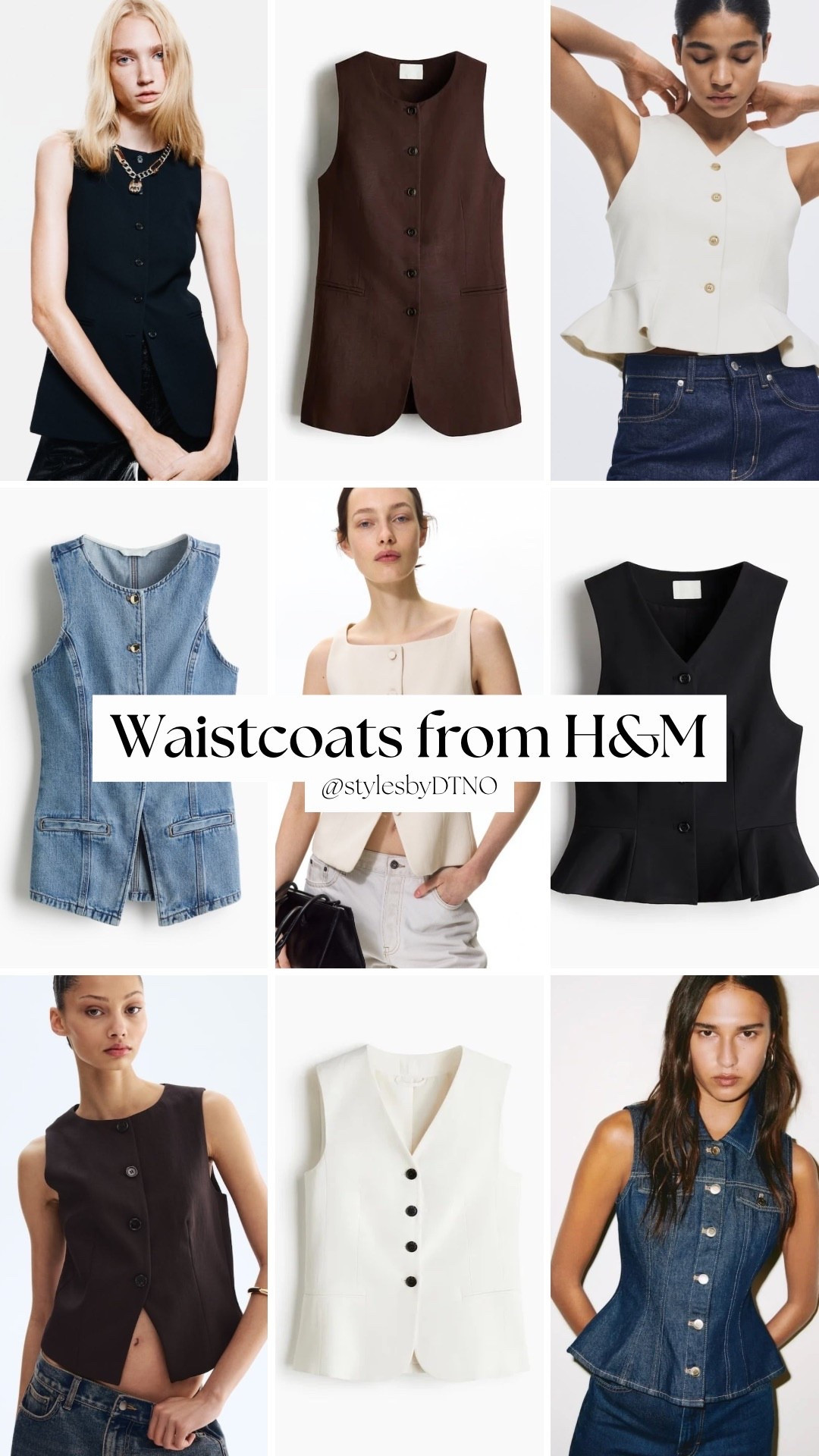 Neutral toned and denim waistcoats from H&M under $50 (scroll below for more options)

Tags: New Arrivals, Affordable Fashion, Stylist Picks, Best Sellers, Outfit Ideas, Spring Fashion, Back In Stock, Wardrobe Essentials, Fashion Finds 2026, Vest Tops, Summer Fashion, What To Wear, 

#LTKSeasonal #LTKSaleAlert #LTKootd