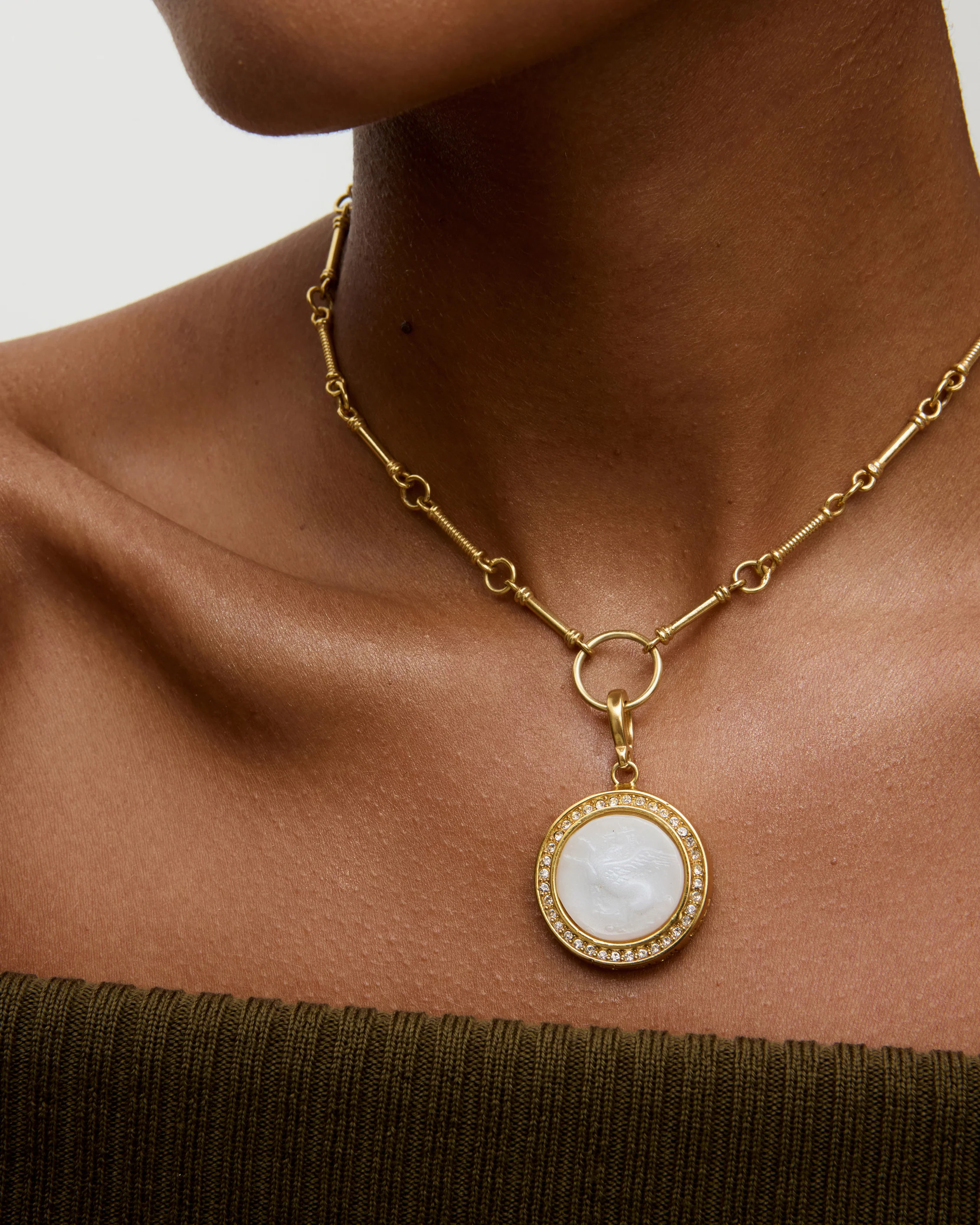 Soru Charm Link Necklace, Gold | Soru Jewellery