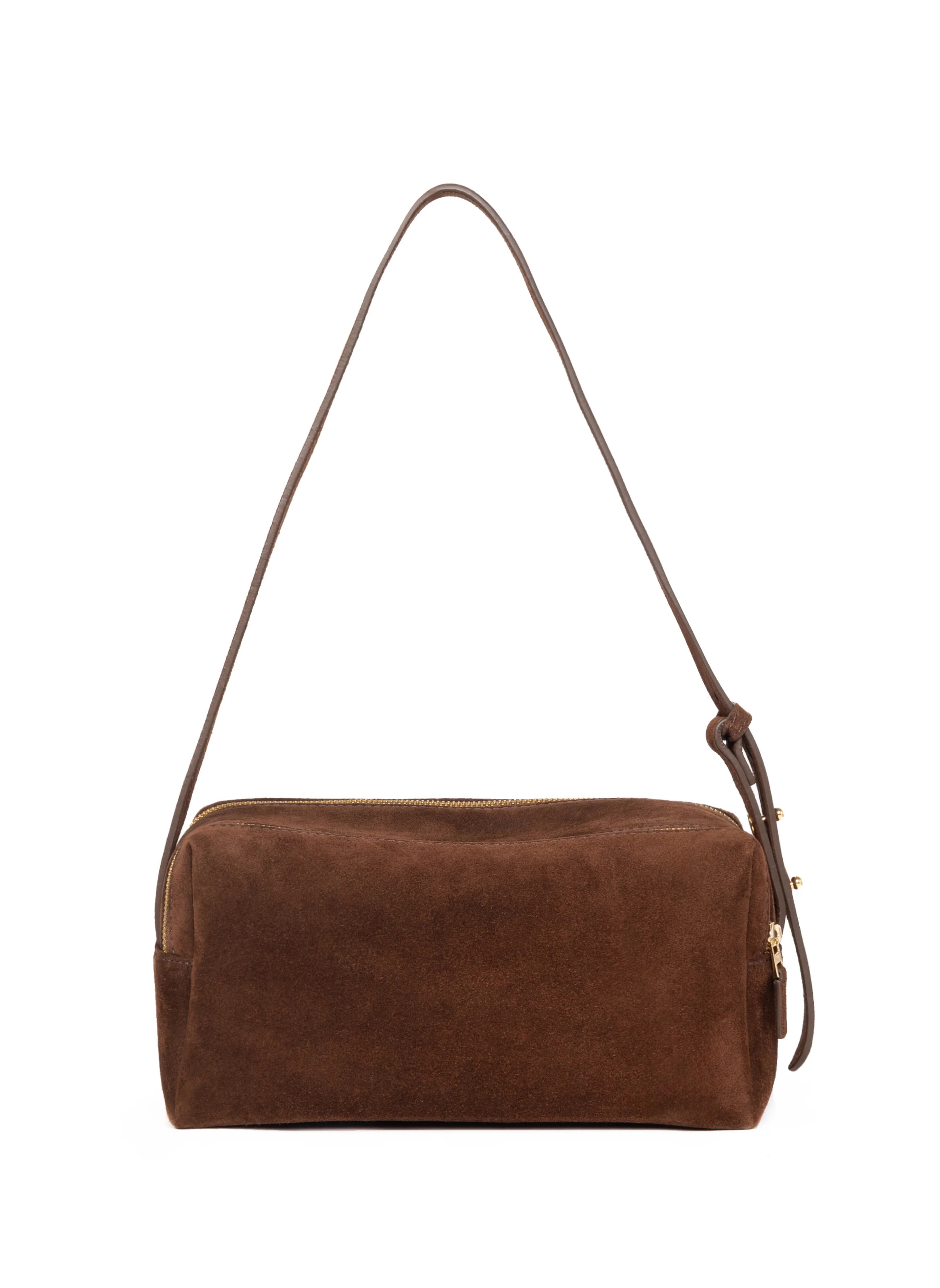 Trousse Suede Brownie - Handbags for Women - Elleme | Elleme