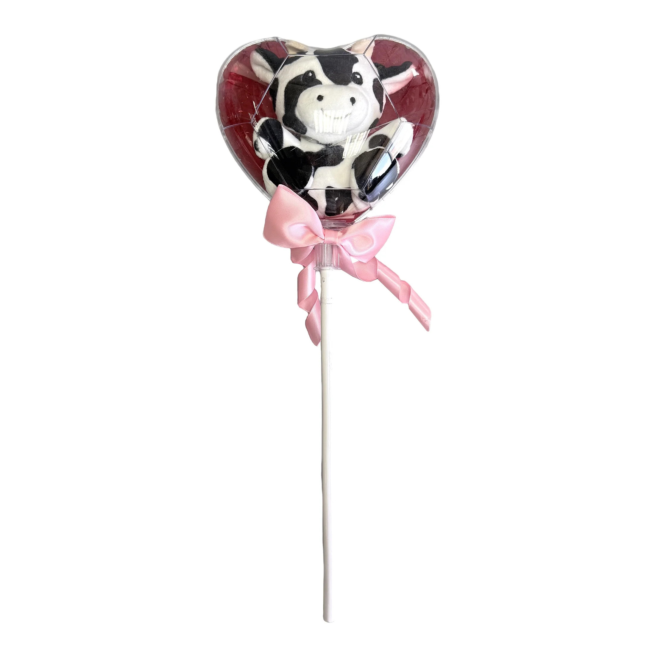 Plush Cow Lollipop, Black and White, 14", Valentine's Day by Way To Celebrate | Walmart (US)