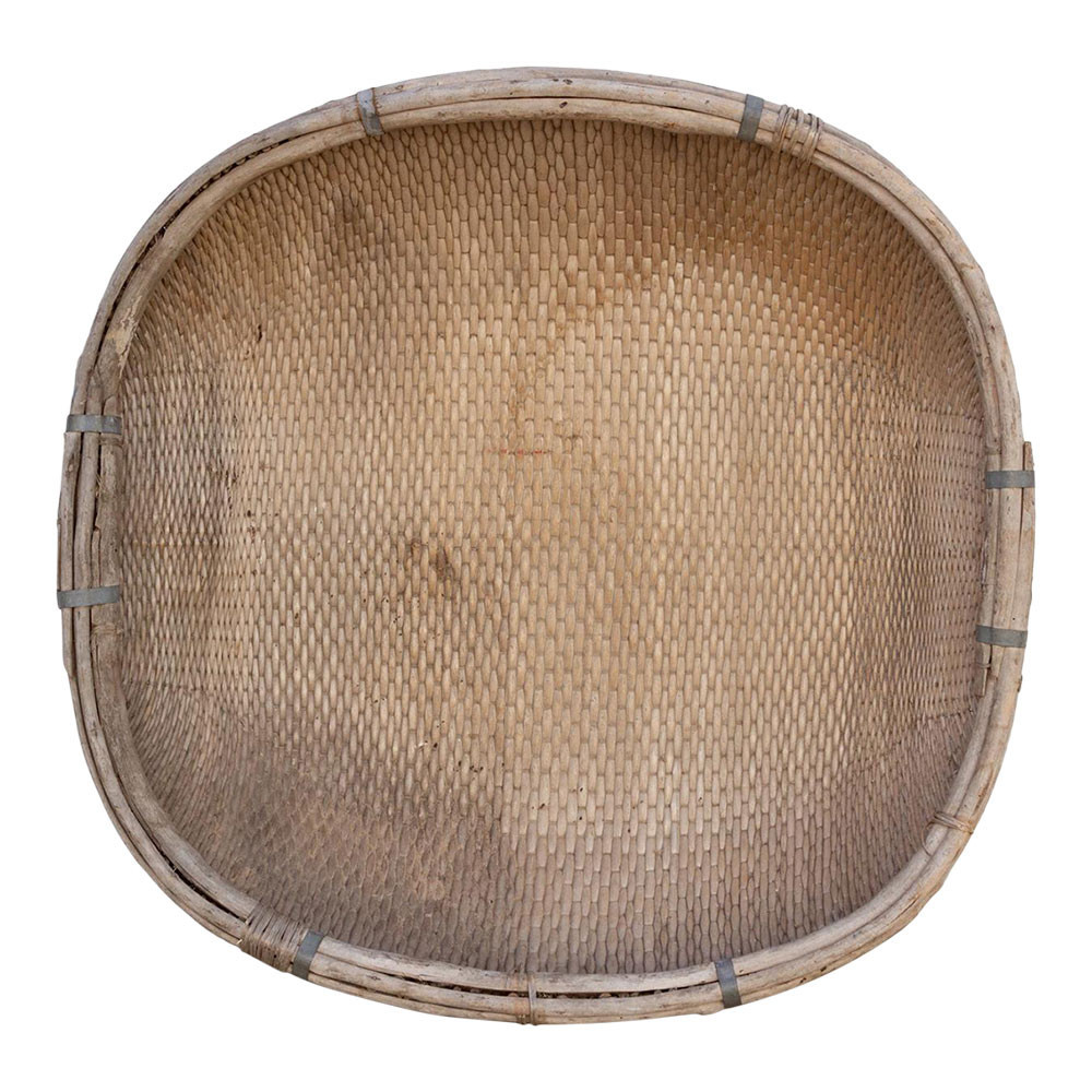 Antique Farmhouse Harvesting Basket - de-cor - Brown | One Kings Lane