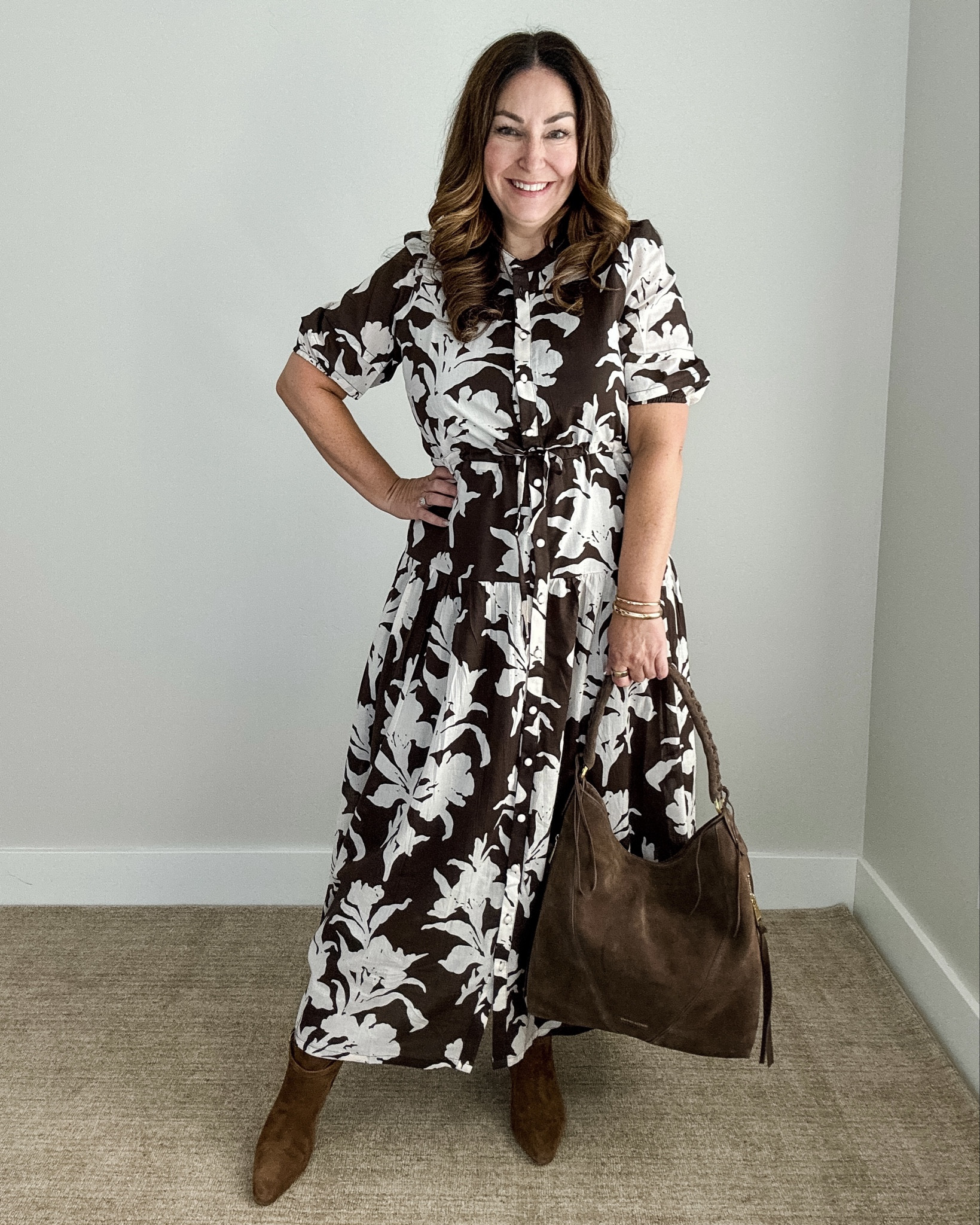 Chocolate brown maxi dress tts, L 
 

#LTKOver40 #LTKMidsize #LTKSeasonal