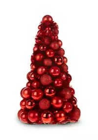 RAZ Imports Inc. Medium Red Ornament Christmas Tree | Belk