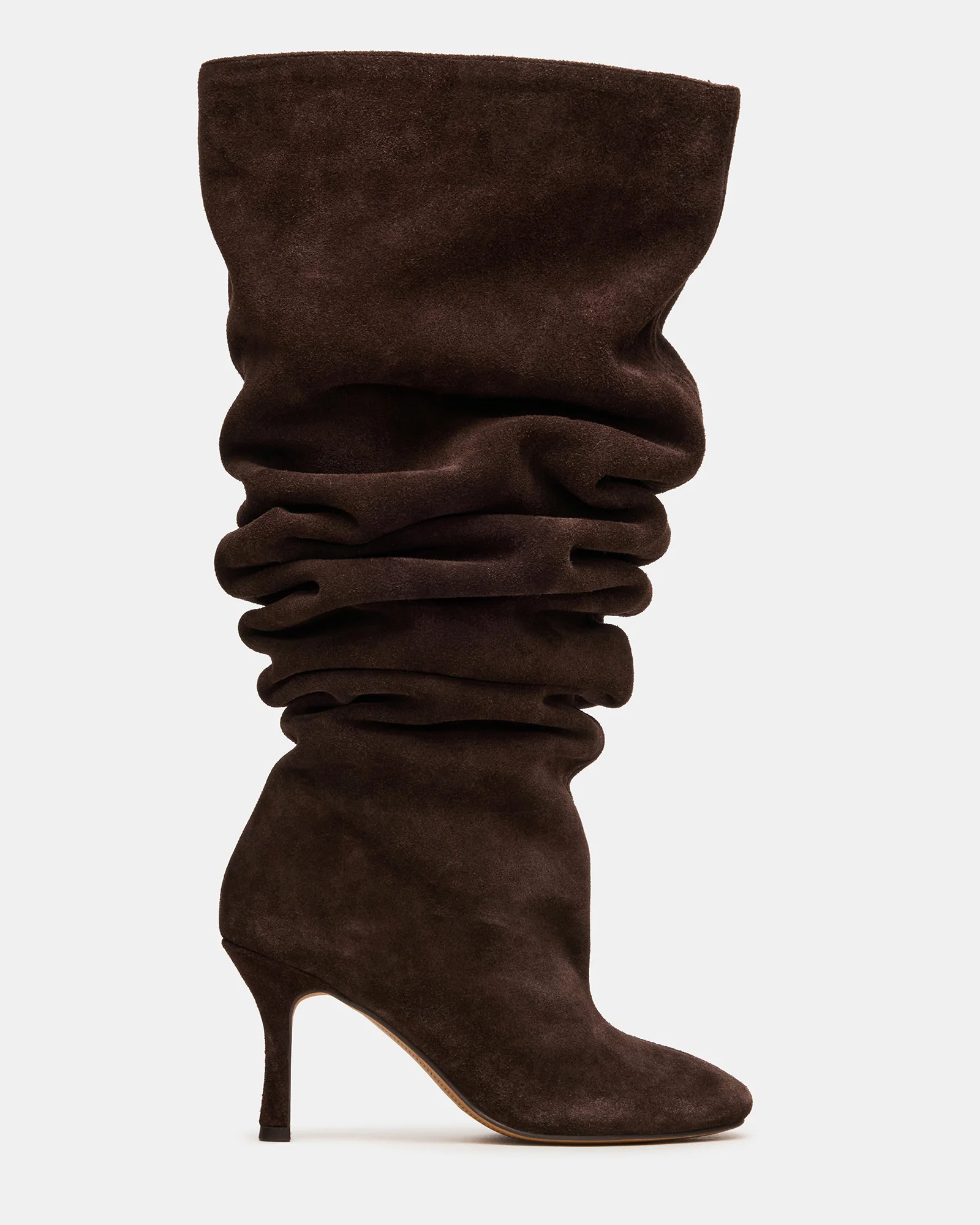 Steve Madden Women's Allison Over The Knee Boots - Brown Suede - Size 7 | Steve Madden (US)