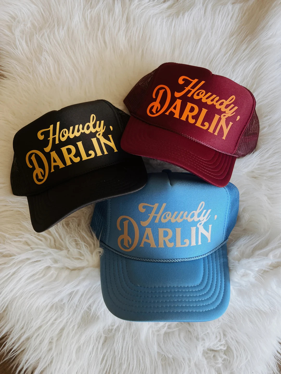 Howdy Darlin’ Retro Trucker Hat | Etsy (US)