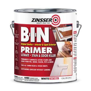 1 gal. B-I-N Shellac-Based White Interior Primer and Sealer | The Home Depot