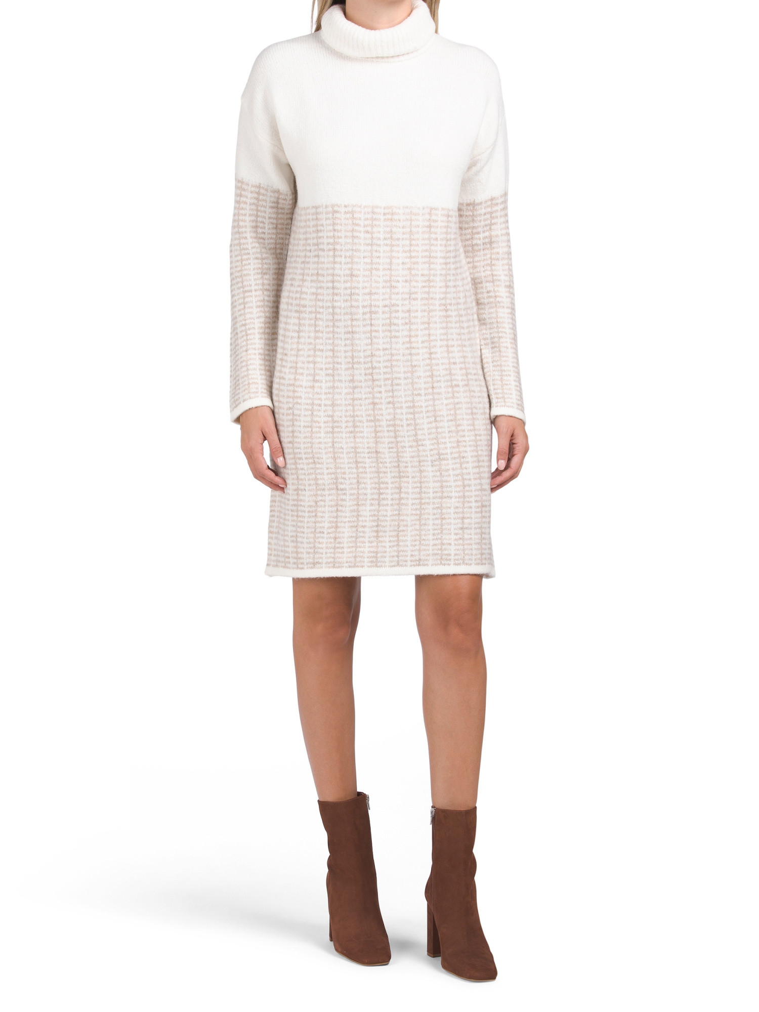 Long Sleeve Turtleneck Dress | TJ Maxx