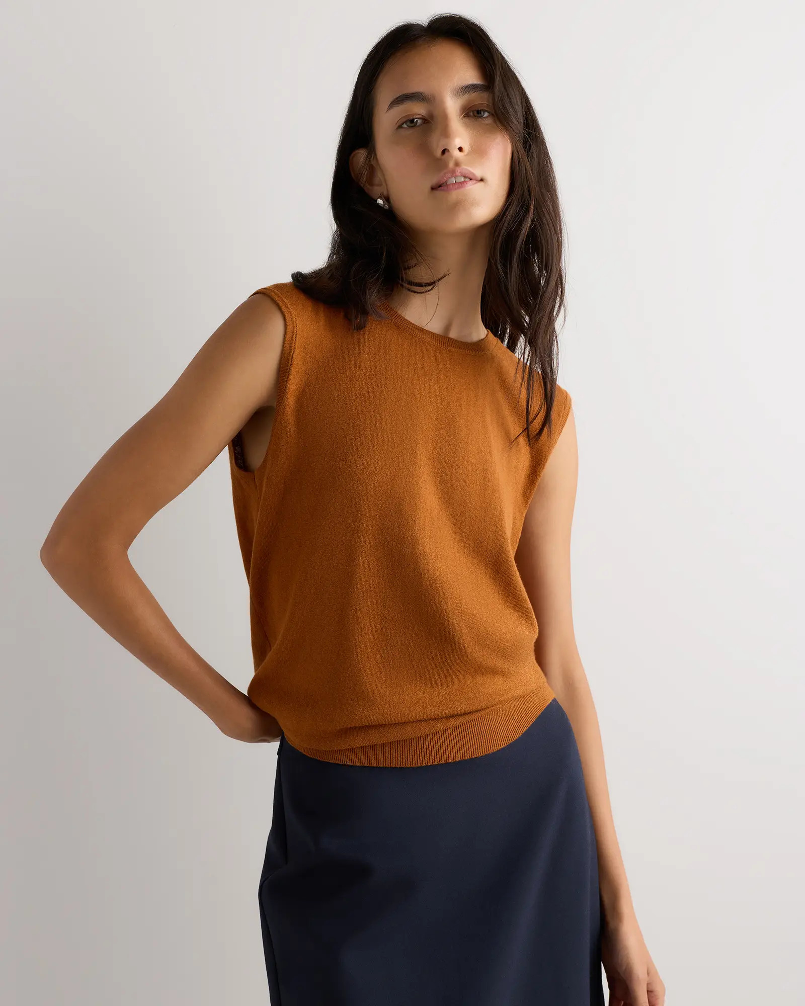 Lightweight Cotton Cashmere Sweater Tank | Quince