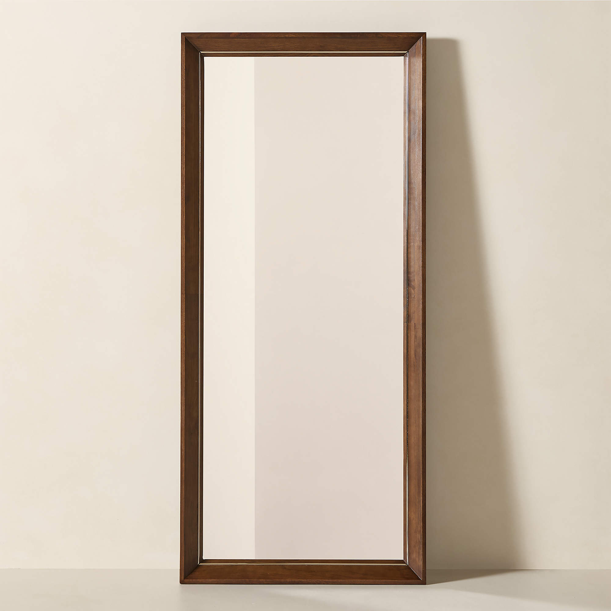 Boulevard Oak Wood Full-Length Floor Mirror 32"x72" | CB2 | CB2