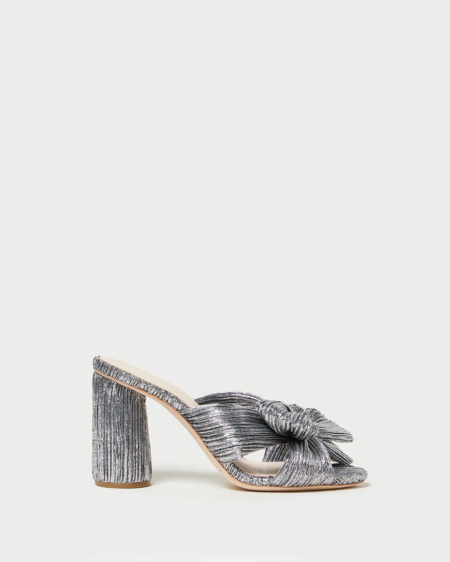 Penny Dark Silver Bow Heel | Loeffler Randall