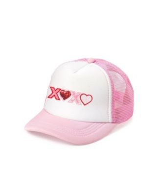 Sweet Wink Girls' XOXO Sequin Patch Valentine's Day Trucker Hat - Little Kid, Big Kid  | Blooming... | Bloomingdale's (US)