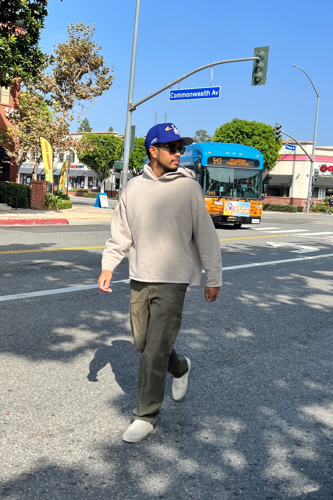 Mens Casual Fall Outfit 

beige hoodie, olive cargo pants, Fear of God California loafers, Thom Browne sunglasses, blue LA Dodgers hat, mens streetwear fashion, casual menswear style, trendy mens fashion, urban outfit inspiration, modern mens clothing, stylish menswear accessories, fall fashion for men, LA Dodgers merchandise, casual outfit ideas, mens fashion trends 2023

#LTKMens #LTKStyleTip