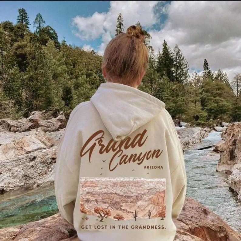 Grand Canyon Arizona Hoodie, Desert Travel Pullover | Etsy (US)