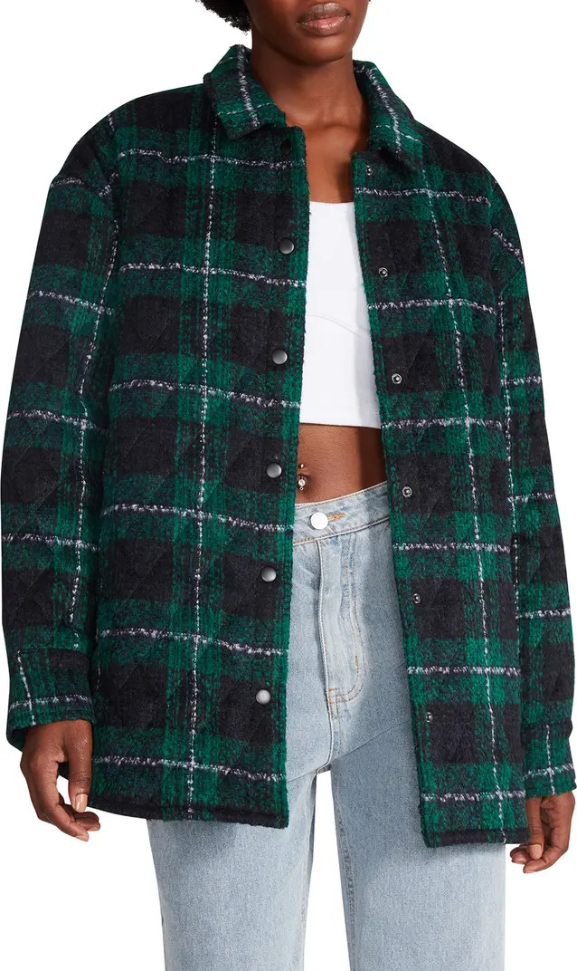 Steve Madden Belle Plaid Shacket | Nordstrom | Nordstrom