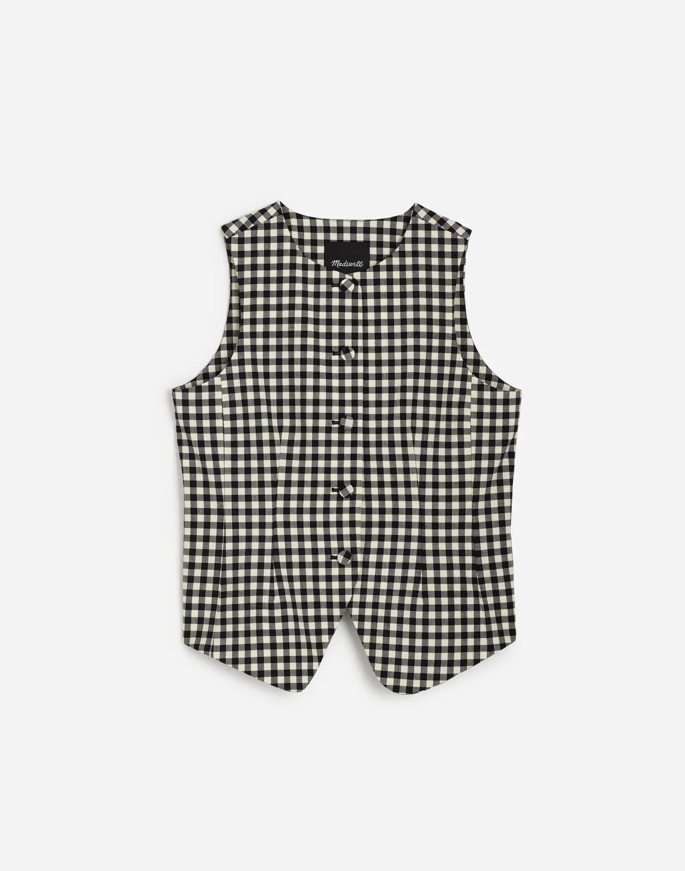 Single-Breasted Crewneck Vest | Madewell