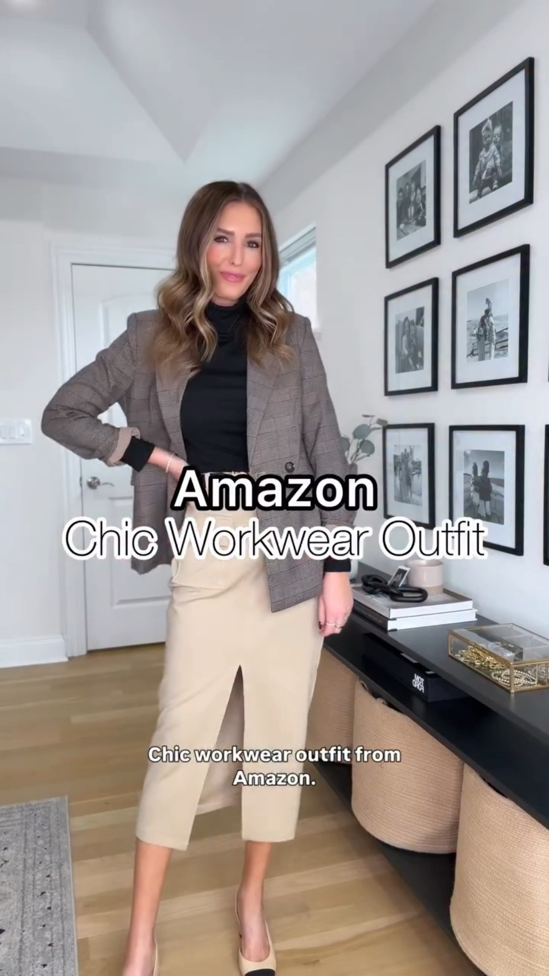 Loving this look for my office girls! // wearing a small in the blazer, top and skirt. Heels fit true to size #fallfashion #amazonfinds #outfitinspiration #womensfashion #founditonamazon #amazoncreatorfinds #womens #fashion

#LTKFindsUnder50 #LTKSeasonal #LTKWorkwear